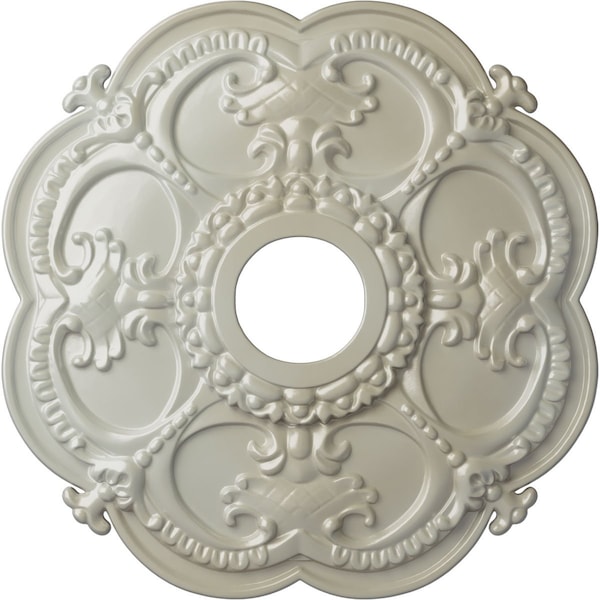 Ekena Millwork Rotherham Ceiling Medallion (Fits Canopies up to 3 1/2"), 18"OD x 3 1/2"ID x 1 1/2"P, Flash Blue CM17ROFBS - main